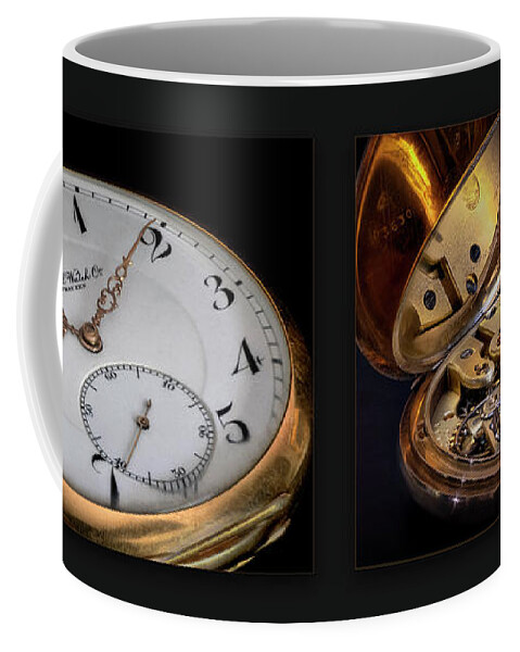 100 Year Old Pocket Watch Coffee Mug featuring the photograph 100 Year Old Pocket Watch by Endre Balogh