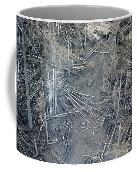1980 Coffee Mug featuring the photograph Mount St. Helens, 1980 #11 by Granger