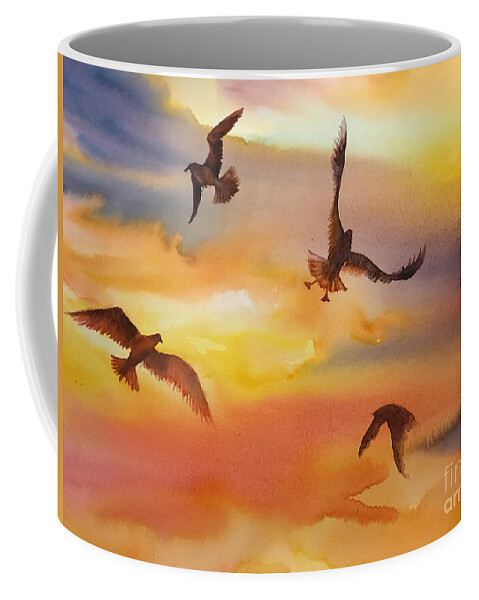1122021 Coffee Mug featuring the painting 1122021 by Han in Huang wong