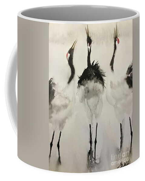 1142021 Coffee Mug featuring the painting 1142021 by Han in Huang wong