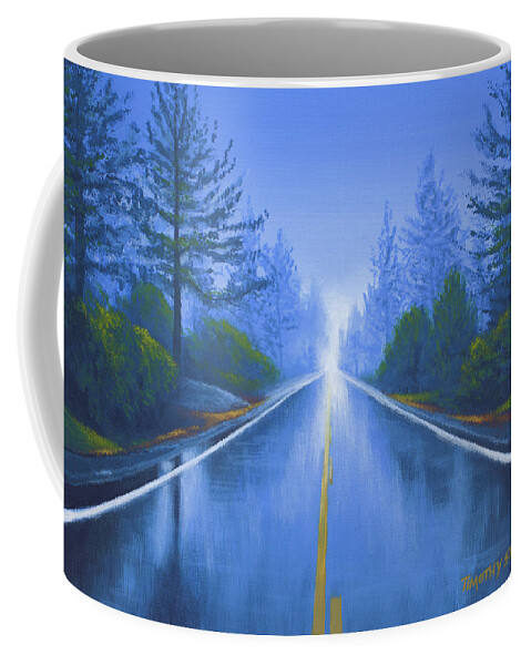 Acrylic Coffee Mug featuring the painting 117 by Timothy Stanford