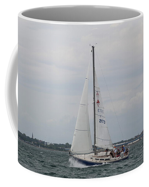 Coffee Mug featuring the photograph The race #119 by Jean Wolfrum