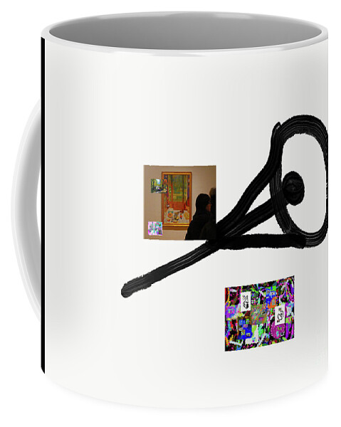 Walter Paul Bebirian: Volord Kingdom Art Collection Grand Gallery Coffee Mug featuring the digital art 12-2-2019a by Walter Paul Bebirian