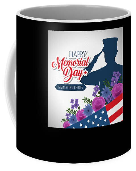 12 oz American Flag Coffee Mug