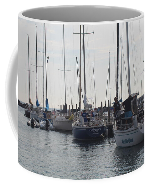  Coffee Mug featuring the photograph The race #129 by Jean Wolfrum