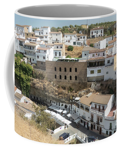 Andalucia Coffee Mug featuring the photograph Setenil de las Bodegas #14 by Rod Jones