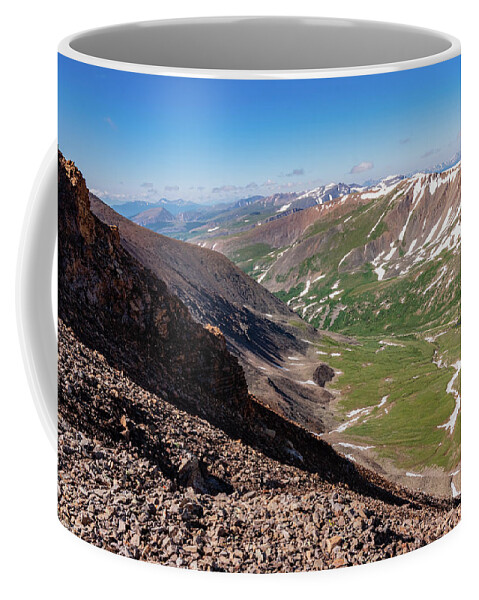 No People Coffee Mug featuring the photograph 14er View by Nathan Wasylewski