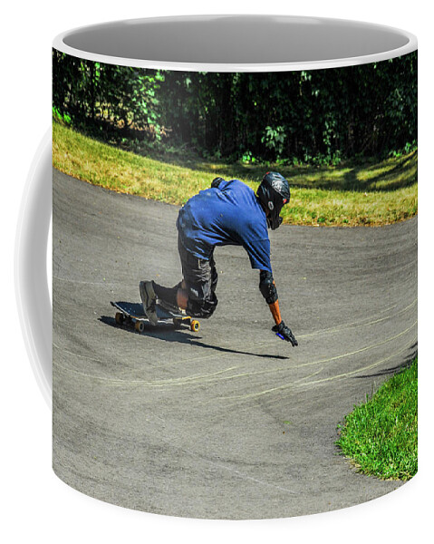 Skater Coffee Mug featuring the photograph 150 by Ee Photography