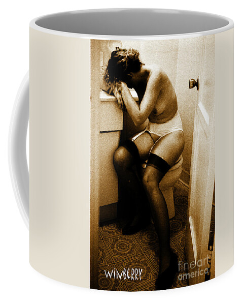 Tinted Bw Coffee Mug featuring the digital art Tinted BW #19 by Bob Winberry