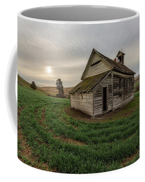 Oregon Coffee Mug featuring the photograph 1910 Schoolhouse by Everet Regal