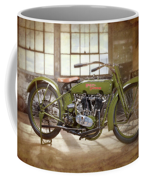 1918 Harley Davidson Model J Coffee Mug For Sale By Bryn Gladding