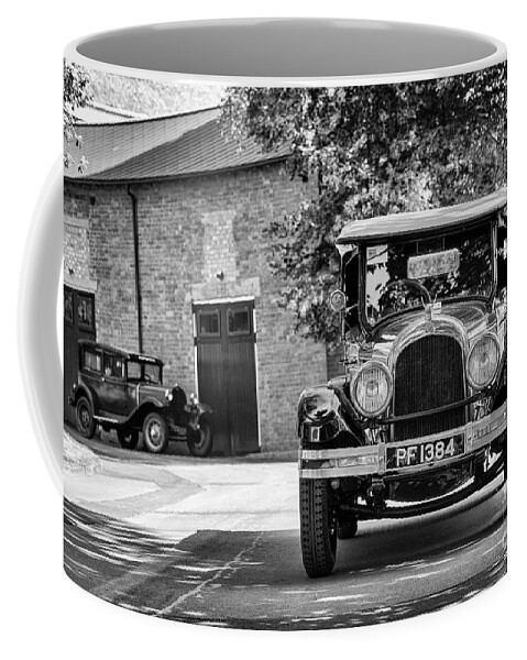 Chrysler Coffee Mug featuring the photograph 1927 Vintage Chrysler Car by Tim Gainey