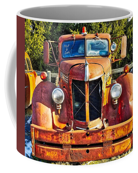 Truck Coffee Mug featuring the photograph 1940's Diamond T Truck by Jim Harris