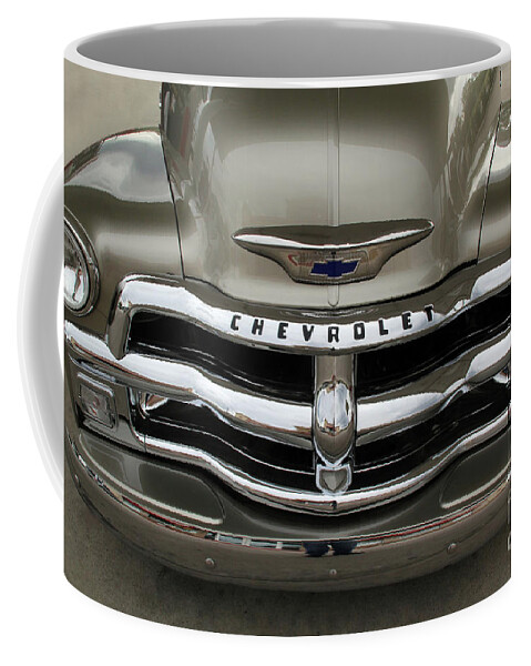 Classic Vehicles Coffee Mug featuring the photograph 1954 Chedvrolet 3100 Half-Ton Pickup #7914 by Earl Johnson