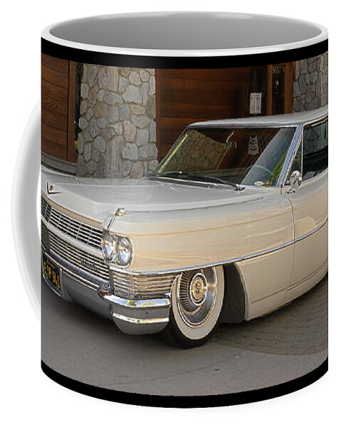 1963 Cadillac Coupe De Ville Coffee Mug featuring the photograph 1963 Cadillac Coupe de Ville 2 door with air suspension by PROMedias US