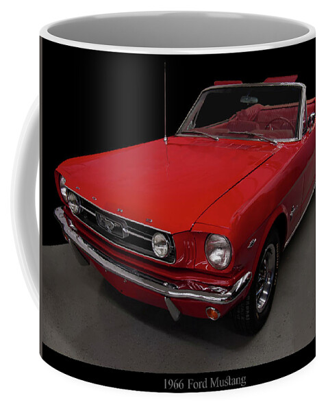 1960s Cars Coffee Mug featuring the photograph 1966 Ford Mustang Convertible by Flees Photos