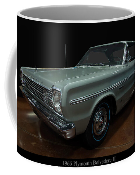 1966 Plymouth Belvedere Ii Coffee Mug featuring the photograph 1966 Plymouth Belvedere II by Flees Photos