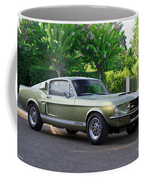 1967 Ford Mustang Shelby Gt500 Coffee Mug featuring the photograph 1967 Ford Mustang Shelby GT500 by Dave Koontz