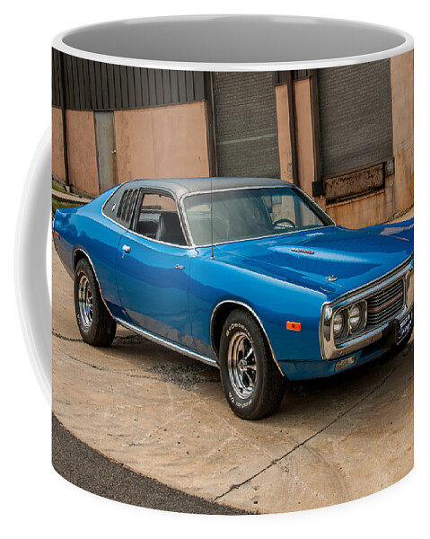 1973 Charger Coffee Mug featuring the photograph 1973 Dodge Charger 440 by Anthony Sacco