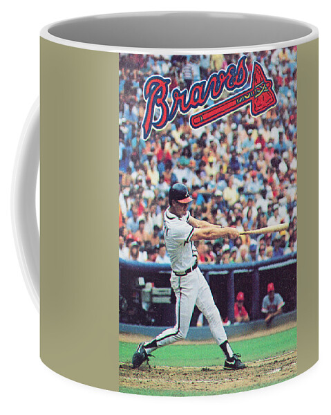 Atlanta Braves Coffee Mug featuring the mixed media 1988 Atlanta Braves by Row One Brand