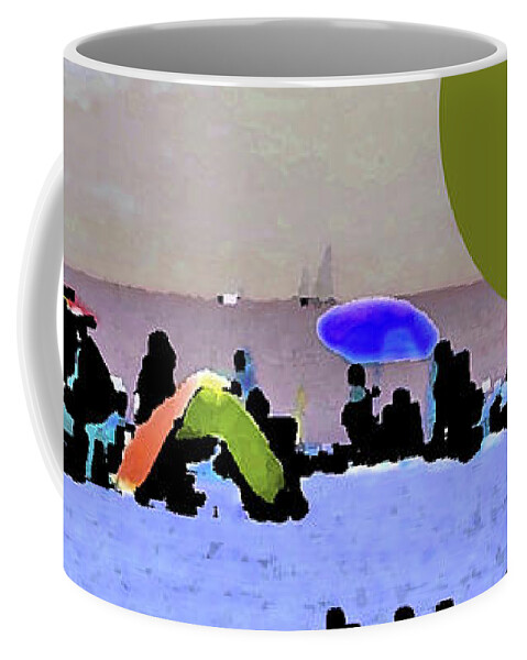 Walter Paul Bebirian: The Bebirian Art Collection Coffee Mug featuring the digital art 2-24-2012nabcdefghij by Walter Paul Bebirian