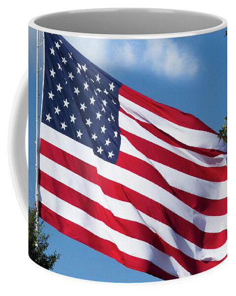 Flag Coffee Mug featuring the photograph American Flag #2 by Jerry Gammon