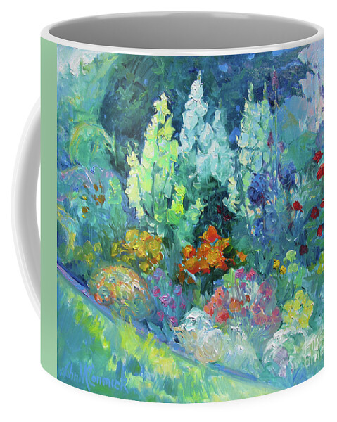 Garden Coffee Mug featuring the painting Back Yard Garden #1 by John McCormick