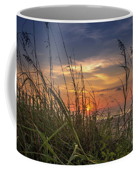 Myrtle Coffee Mug featuring the photograph Beach Sunrise #2 by Darrell Foster