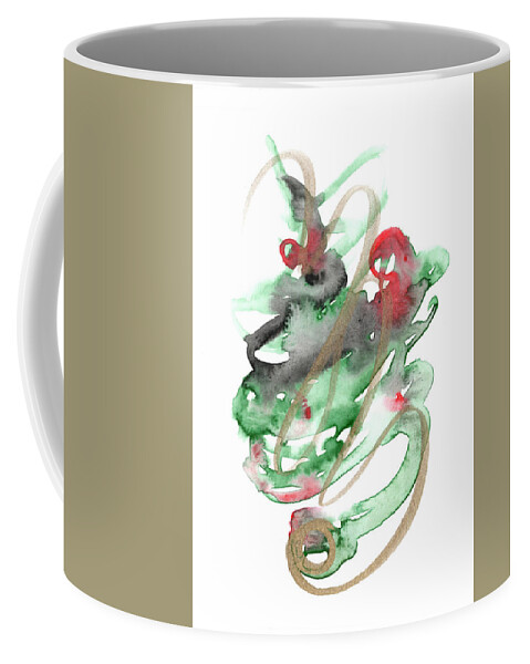 Christmas Coffee Mug featuring the painting Christmas Card 18 #3 by Katrina Nixon