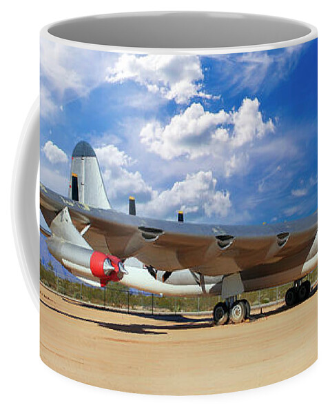 1955 Coffee Mug featuring the photograph Convair B36 SAC Bomber #2 by Chris Smith