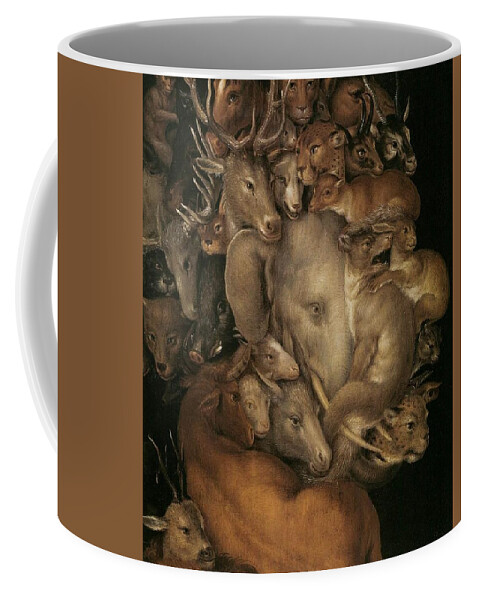 Earth Coffee Mug featuring the painting Earth by Giuseppe Arcimboldo