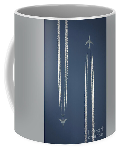 Condensation Coffee Mug featuring the photograph Flight #2 by Greg Bajor