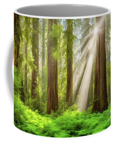 Redwoods Coffee Mug featuring the photograph Founders' Grove #2 by Glenn Franco Simmons