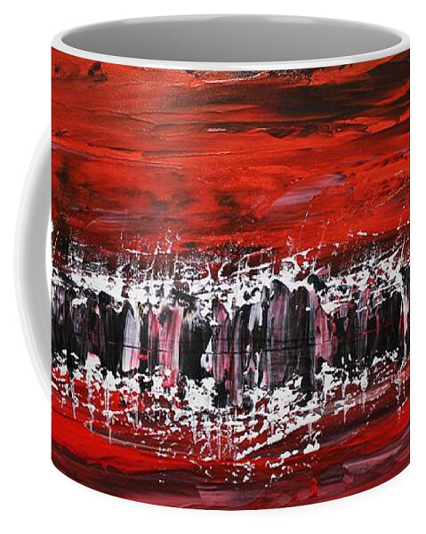  Coffee Mug featuring the painting Fusion #2 by Embrace The Matrix
