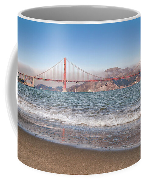 Water Coffee Mug featuring the photograph Golden Gate Bridge #2 by Gary Geddes