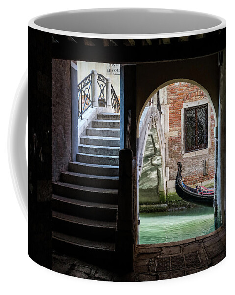 Venice Coffee Mug featuring the photograph Gondola da IVO #2 by Marco Missiaja