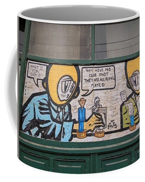 Graffiti Coffee Mug featuring the photograph Graffiti, Washington DC by Michael Descher