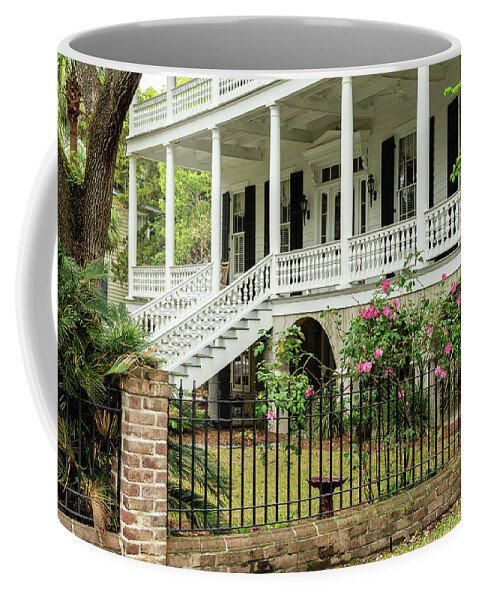 303 Federal Street Coffee Mug featuring the photograph James Rhett House, Beaufort, South Carolina #2 by Dawna Moore Photography