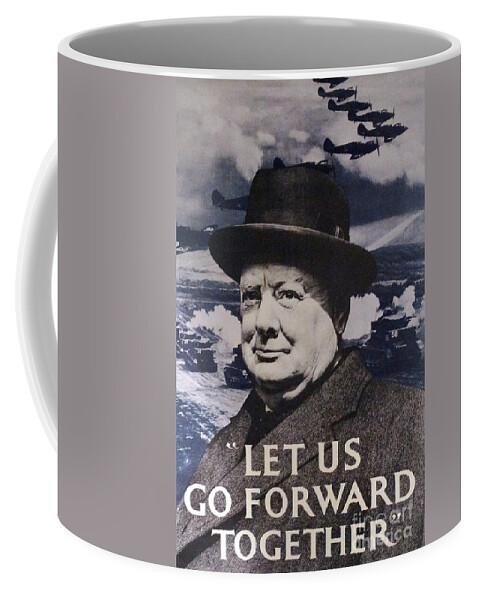 Propaganda Coffee Mug featuring the photograph Let Us Go Forward Together by English School
