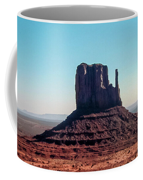 6-things Coffee Mug featuring the photograph Monument Valley #2 by Louis Dallara