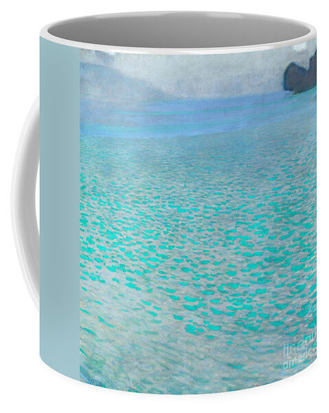 On Lake Attersee Coffee Mug featuring the painting On Lake Attersee #2 by Gustav Klimt