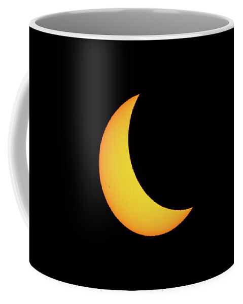 Solar Eclipse Coffee Mug featuring the photograph Partial Solar Eclipse by David Beechum