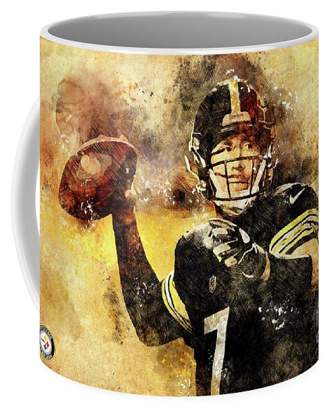 Pittsburgh Steelers NFL American Football Team,Pittsburgh Steelers  Player,Sports Posters for Sports Coffee Mug by Drawspots Illustrations -  Fine Art America
