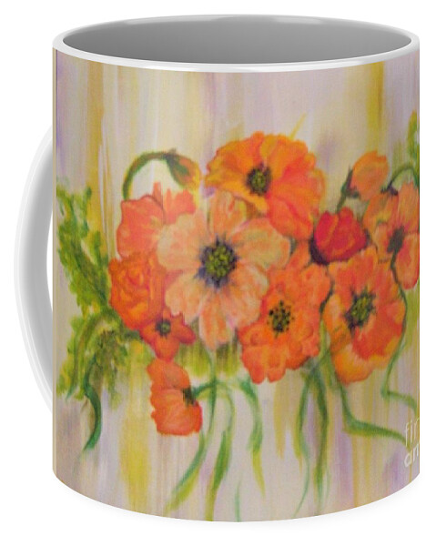Acrylic Coffee Mug featuring the painting Spring #1 by Deborah Ann Baker