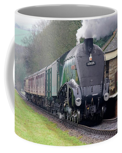 Steam Coffee Mug featuring the photograph Steam locomotive 60009 Union Of South Africa #2 by David Birchall