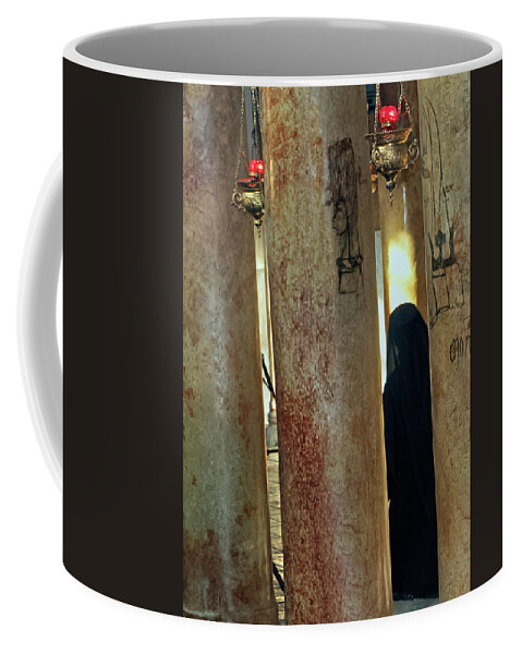 Nativity Church Coffee Mug featuring the photograph The Light Within #2 by Munir Alawi