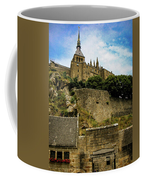 France Coffee Mug featuring the photograph The Mont Saint-Michel #2 by Jim Feldman