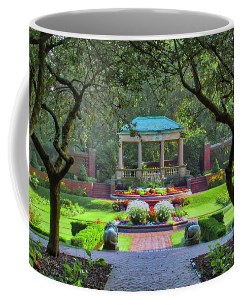 Garden Coffee Mug featuring the photograph The Rose Garden at Lynch Park #2 by Scott Hufford