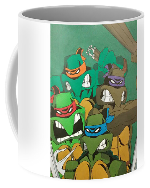 Teenage Mutant Ninja Turtles Personalised Printed Coffee Tea Drinks Mug Cup Gift 