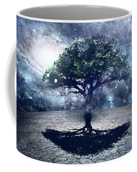 Tree Coffee Mug featuring the digital art Tree of Life #2 by Bruce Rolff
